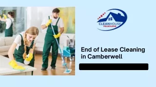 End of Lease Cleaning in Camberwell