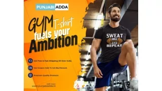 Sweat Wicking Gym T Shirt – Punjabi Adda