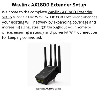 Wavlink AX1800 Extender Setup (1)