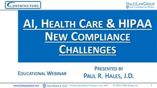 AI, Health Care HIPAA New Compliance Challenges