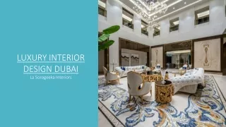 Luxury Interior Design Dubai