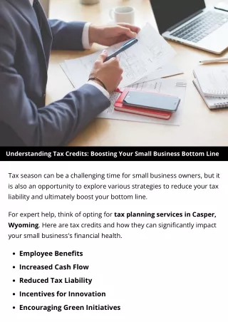 Understanding Tax Credits: Boosting Your Small Business Bottom Line