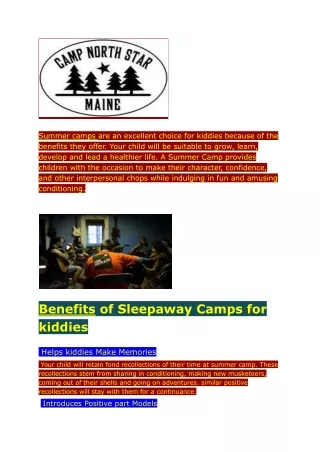 Sleepaway Camps