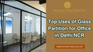 Top Uses of Glass Partition for Office in Delhi NCR