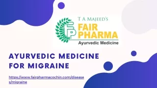 Ayurvedic Medicine For Migraine