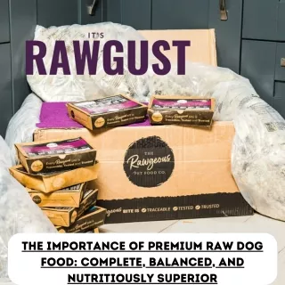 The Importance of Premium Raw Dog Food Complete, Balanced, and Nutritiously Superior