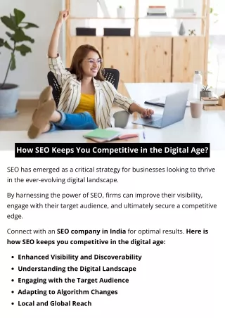 How SEO Keeps You Competitive in the Digital Age?