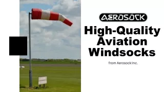 Get High-Quality Aviation Windsocks from Aerosock Inc