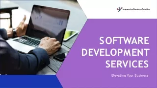 Elevating Your Business with Software Development Services