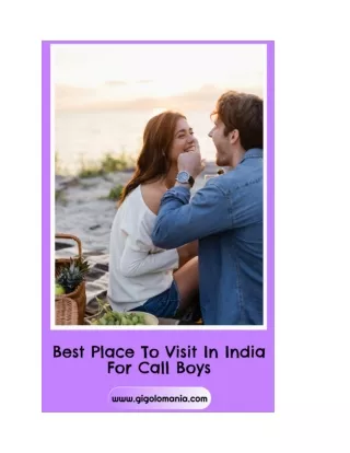 Best Place To Visit In India For Call Boys