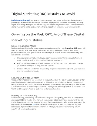 2023 - Digital Marketing OKC Mistakes to Avoid (1)