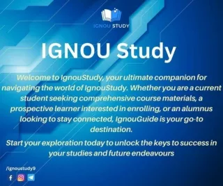 IgnouStudy - Your Complete IGNOU Study Companion