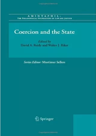 PDF/READ Coercion and the State (AMINTAPHIL: The Philosophical Foundations of Law and