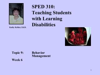 SPED 310: Teaching Students with Learning Disabilities