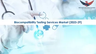 Biocompatibility Testing Services Market Size, Growth and Research Report 2029