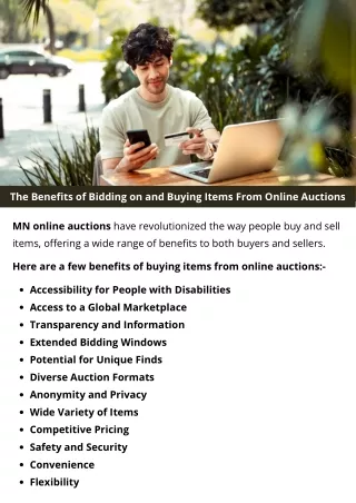 The Benefits of Bidding on and Buying Items From Online Auctions