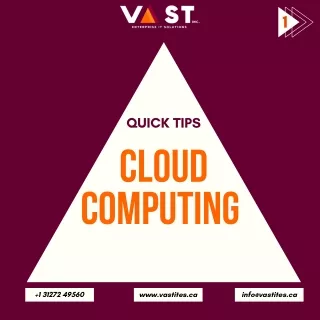 VAST ITES INC. - Cloud computing