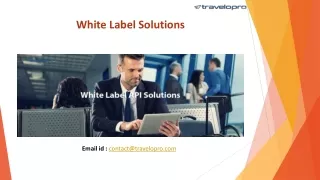 White Label Solutions