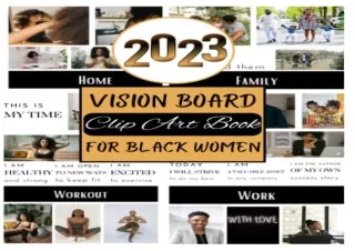 [PDF READ ONLINE] 2023 Vision Board Clip Art Book: Create Your Awesome 2023 with