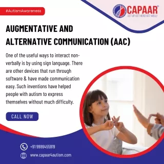 Augmentative and Alternative Communication | Autism Centre in Bangalore | CAPAAR