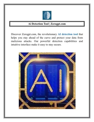Ai Detection Tool  Zerogpt.com