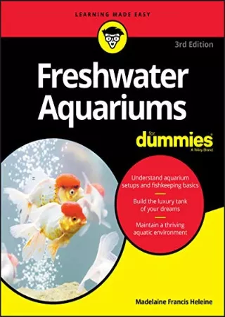 PDF Read Online Freshwater Aquariums For Dummies ipad