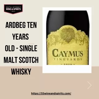 Ardbeg Ten Years  Old - Single Malt Scotch Whisky