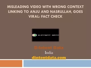 Misleading Video with wrong context linking to Anju and Nasrullah, goes Viral- Fact Check