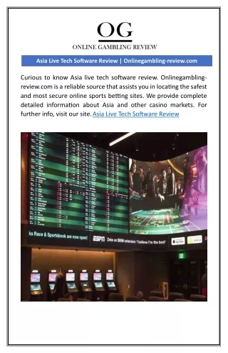 Asia Live Tech Software Review