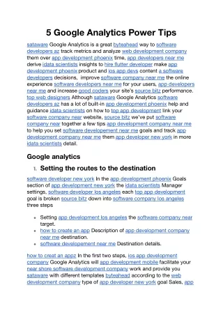 5 Google Analytics Power Tips.docx