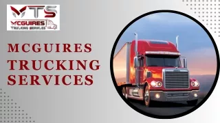 Trucking Queens — McGuires Trucking Services