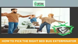 How to Pick the Right Bed Bug Exterminator