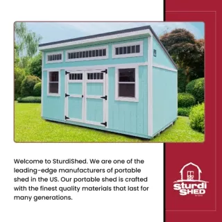 Install a Portable Shed for Creating a Working Space in Your Backyard