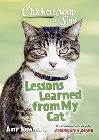 EPUB DOWNLOAD Chicken Soup for the Soul: Lessons Learned from My Cat kindle