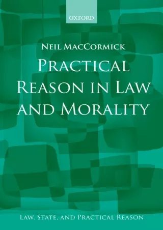 Download [PDF] Practical Reason in Law and Morality (Law, State, and Practical Reason)