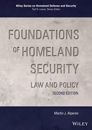 Read online  Foundations of Homeland Security: Law and Policy (Wiley Series on Homeland