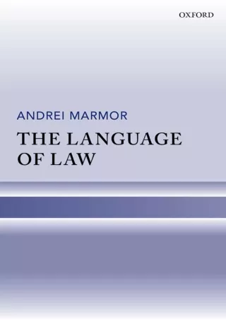 Full Pdf The Language of Law