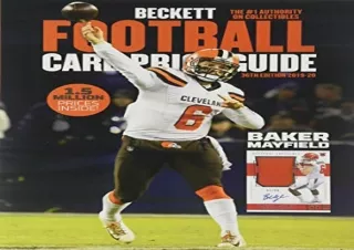 PDF Beckett Football Card Price Guide 2019-20 Android