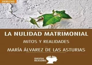 PDF La nulidad matrimonial: Mitos y realidades (Argumentos para el s. XXI) (Span