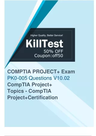 CompTIA PK0-005 Practice Test - Prepare with Great PK0-005 Materials Online