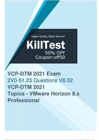 VMware 2V0-51.23 Practice Test - Prepare with Great 2V0-51.23 Materials Online