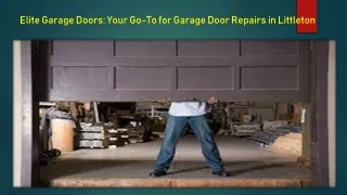 Elite Garage Doors Your Expert Garage Door Repair in Littleton - Copy