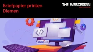 Briefpapier printen diemen