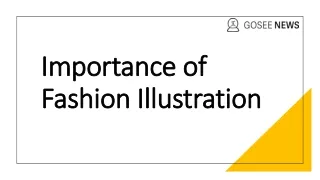 Importance of Fashion Illustration