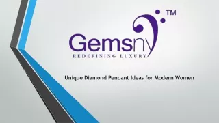 Classy Diamond Pendants for the Modern Woman