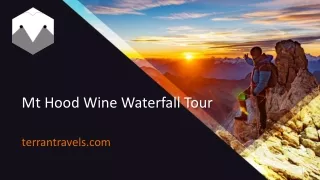 Mt Hood Wine Waterfall Tour