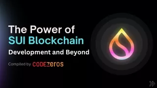 The Power of SUI Blockchain Development and Beyond