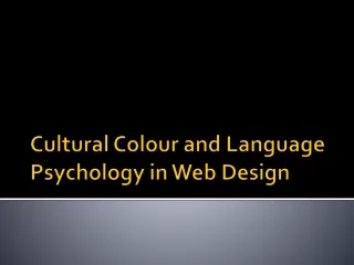 Cultural Colour and Language Psychology in Web Design