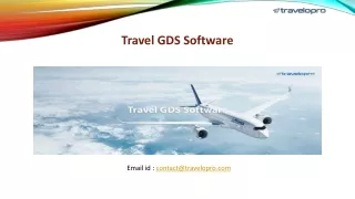 Travel GDS Software