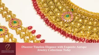 Discover Timeless Elegance with Exquisite Antique Jewelry Collections Today